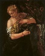  Paolo  Veronese Lucretia Stabbing Herself oil painting reproduction